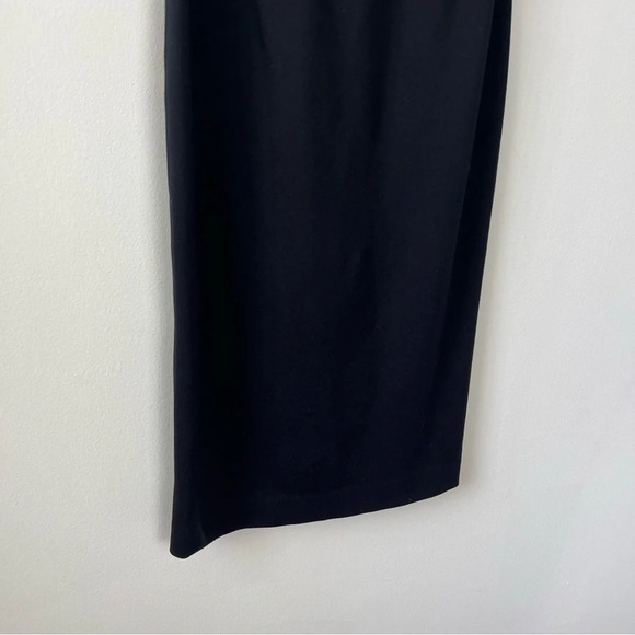 Aritzia Babaton Ruslan Off the Shoulder Bodycon Black Midi Dress - Picture 6 of 10